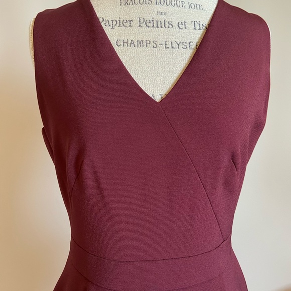 BCBG, maroon cocktail dress in size 10 - Picture 2 of 4